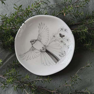 Trinket Dish - Come Fly With Me | Piwaiwaka/Fantail