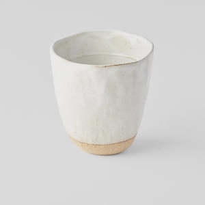 Japanese Lopsided Mug  Large | White