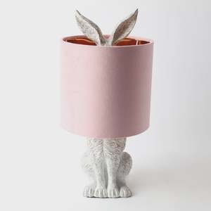Bunny Table Lamp | Stone/Blush