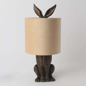 Bunny Table Lamp | Brown/Champagne