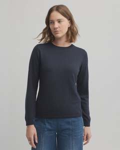 Yarra Trail Villa Knit | Navy