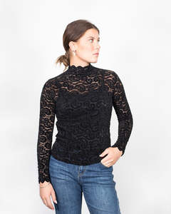 Valentina Top | Black - One Size