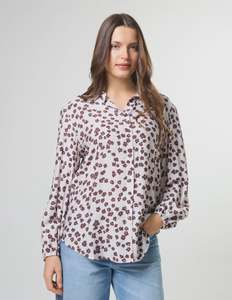 Stella + Gemma Charlotte Blouse | Burgundy Bloom