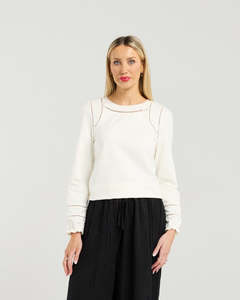 Et Alia Odette Top | White