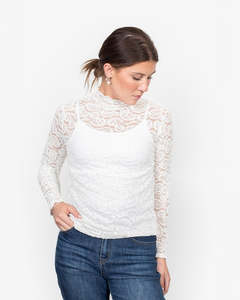 Valentina Top | Ivory - One Size