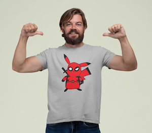 Pokemon - Deadpool Pikachu - Verboom Tees
