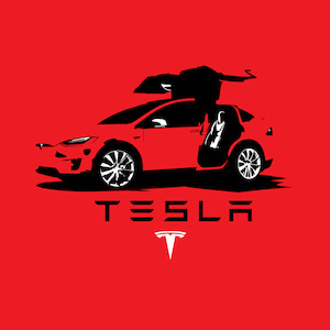 Tesla - Model X - Verboom Tees