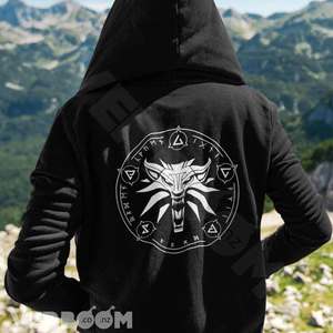 Witcher - Wolf Insignia Hoodie - Verboom Tees