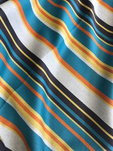 Products: Satin Striped Wool Fabric - Multi Verdant Living