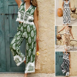 Di Yun's Spring/Summer 2025 casual vacation style Bohemian print contrasting col&hellip;