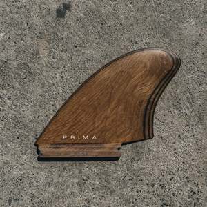 Prima Wood Fins: Prima - Twin Keel - Oak
