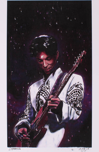 Signed Dennis Rodman Photo