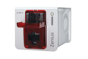Id Card Printers: Evolis Zenius Card Printer - single sided
