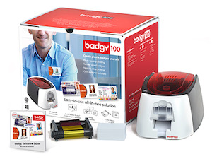 Id Card Printers: Evolis Badgy100 Card Printer