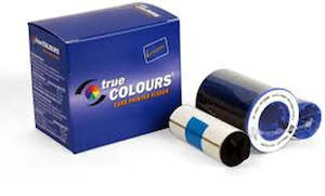 Id Card Printers: ZEBRA RIBBON ZXP8/ZXP9 COL YMCK 4 PANEL BK 625/IM