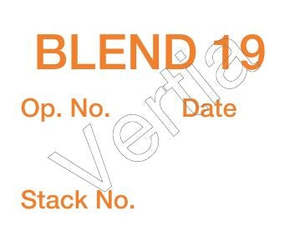 Imperial Tobacco: Blend Card 19 - Orange x 1000 Copies