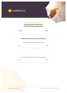 Evaluation Form - Mental Health Awareness