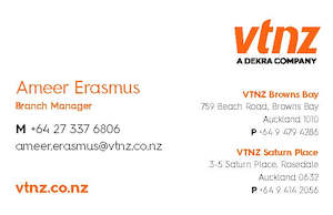 2 Station Manager: Ameer Erasmus 85 x 55mm