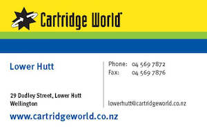 Cartridge World: Cartridge World Business Cards Lower Hutt