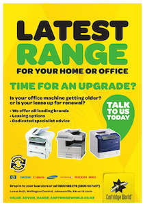 Cartridge World: Latest Range A1 Poster