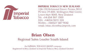Imperial Tobacco: Brian Olsen