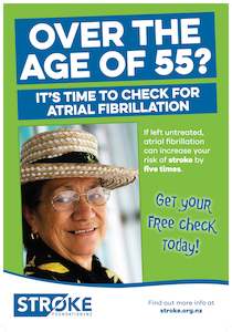 Stroke Client Collection: Stroke A3 Poster - Atrial Fibrillation AF