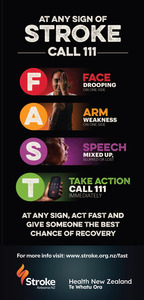 Stroke Client Collection: Stroke DL Flyer -  FAST English Packs of 50