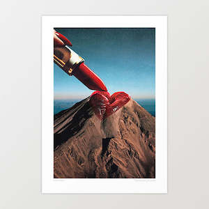 New Zealand: 'Mountin Rouge' Art Print by Vertigo Artography