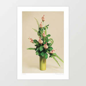 Floral: 'F U Bouquet' Art Print by Vertigo Artography