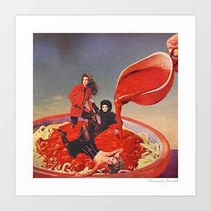 Fashion: 'Mamma Mia!' Art Print by Vertigo Artography