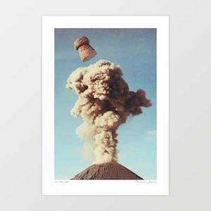 Food 1: 'Volcanic pop' Art Print by Vertigo Artography