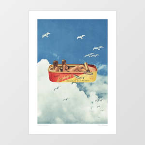 'Sardines in the sky' Art Print by Vertigo Artography