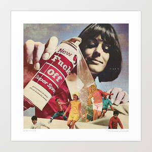 Social Media: 'Do me a favour...' Art Print by Vertigo Artography