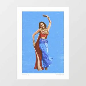 'Wonderful' Art Print by Vertigo Artography | Surreal Egyptian Belly D&hellip;
