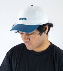 Products: Blue on White Dad Hat Verty's World