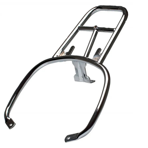 Products: Chrome Vespa Top Box Support For Primavera & Sprint - Vespa Auckland