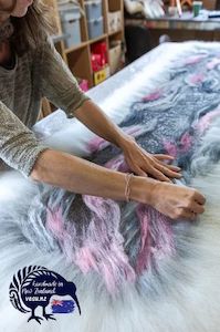 anniversary gift: Merino & Silk Scarf Workshop