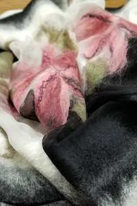 Large Shawl, Big Scarf, bridesmaid wrap, Cape Handmade clothes, Tailor-made Nuno&hellip;