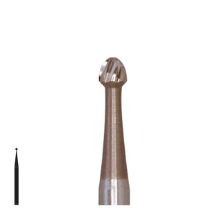 5 pack VDS 1/2 round feline bur, 17mm FG shaft