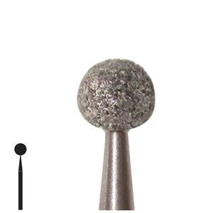 5 pack VDS 25 large round diamond bur, 19mm FG shaft