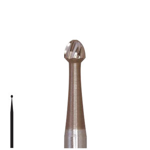 5 pack VDS 2 round bur, 25mm FG shaft