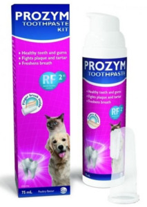 Prozym Toothpaste Kit with Finger Brush Vet Online Co