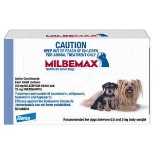 Milbemax for Small Dogs & Puppies Wormer Tablets Vet Online Co