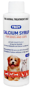 Troy calcium syrup for dogs and cats Vet Online Co
