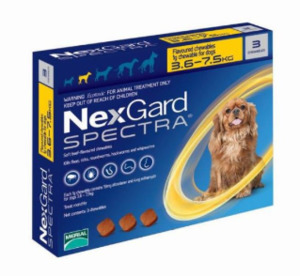 Products: NexGard Spectra Flea and Wormer for Dogs Vet Online Co