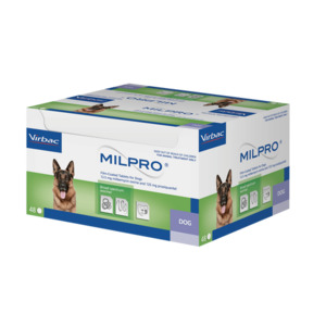 Milpro Large Dog Worming Tablets Vet Online Co