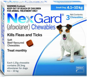 NexGard Flea Treatment For Dogs - 4-10kg. Vet Online Co