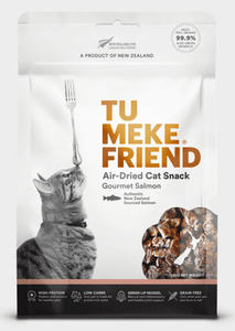 Tu Meke Friend Air Dried Cat Treats - Gourmet Salmon 120g Vet Online Co