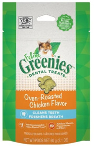 Products: Greenies Feline Oven Roasted Chicken 60g Vet Online Co