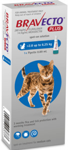 Products: Bravecto Plus For Cats New Zealand Vetonline Consult